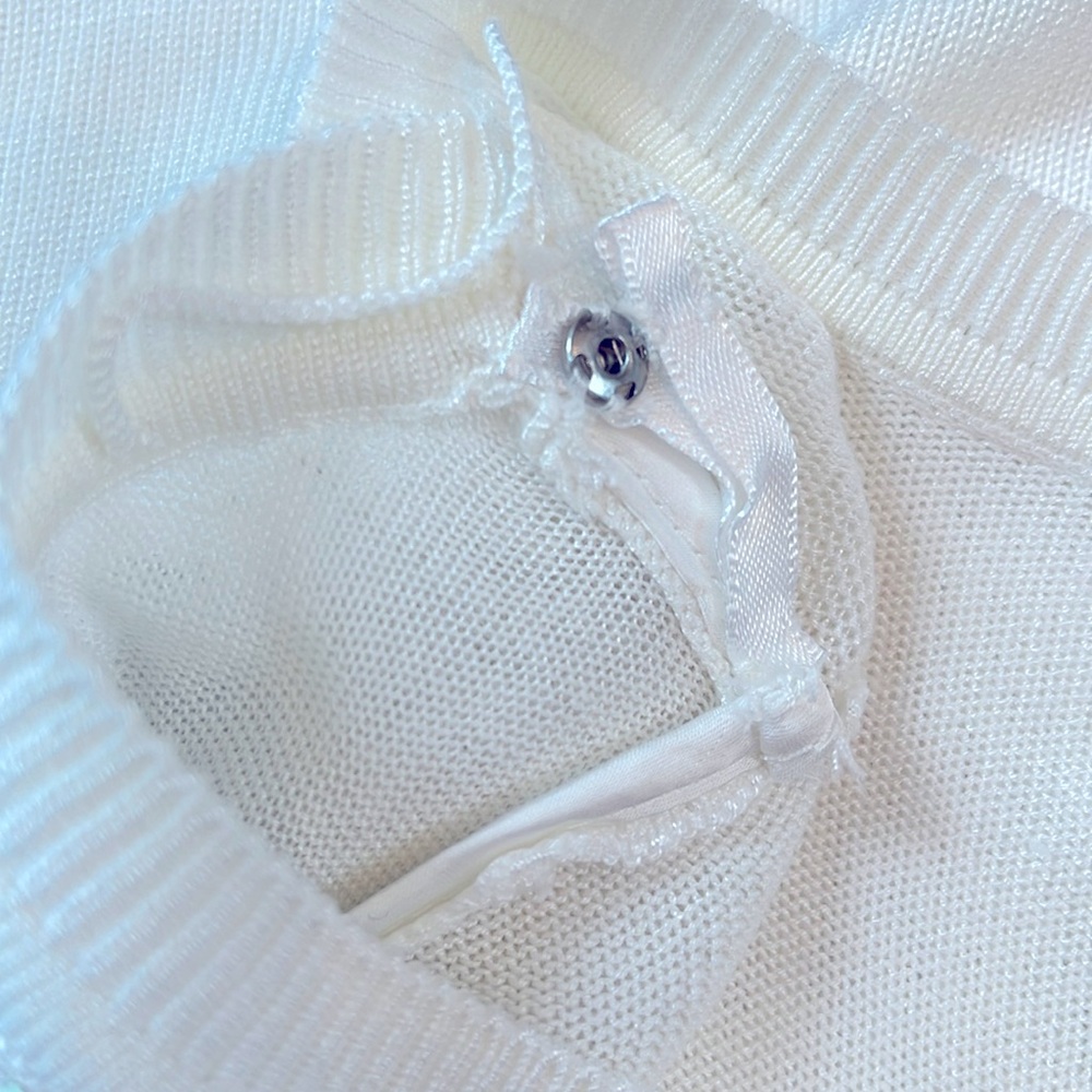 WHBM SEQUIN STRIPE LIGHTWEIGHT SWEATER - Picture 13 of 14